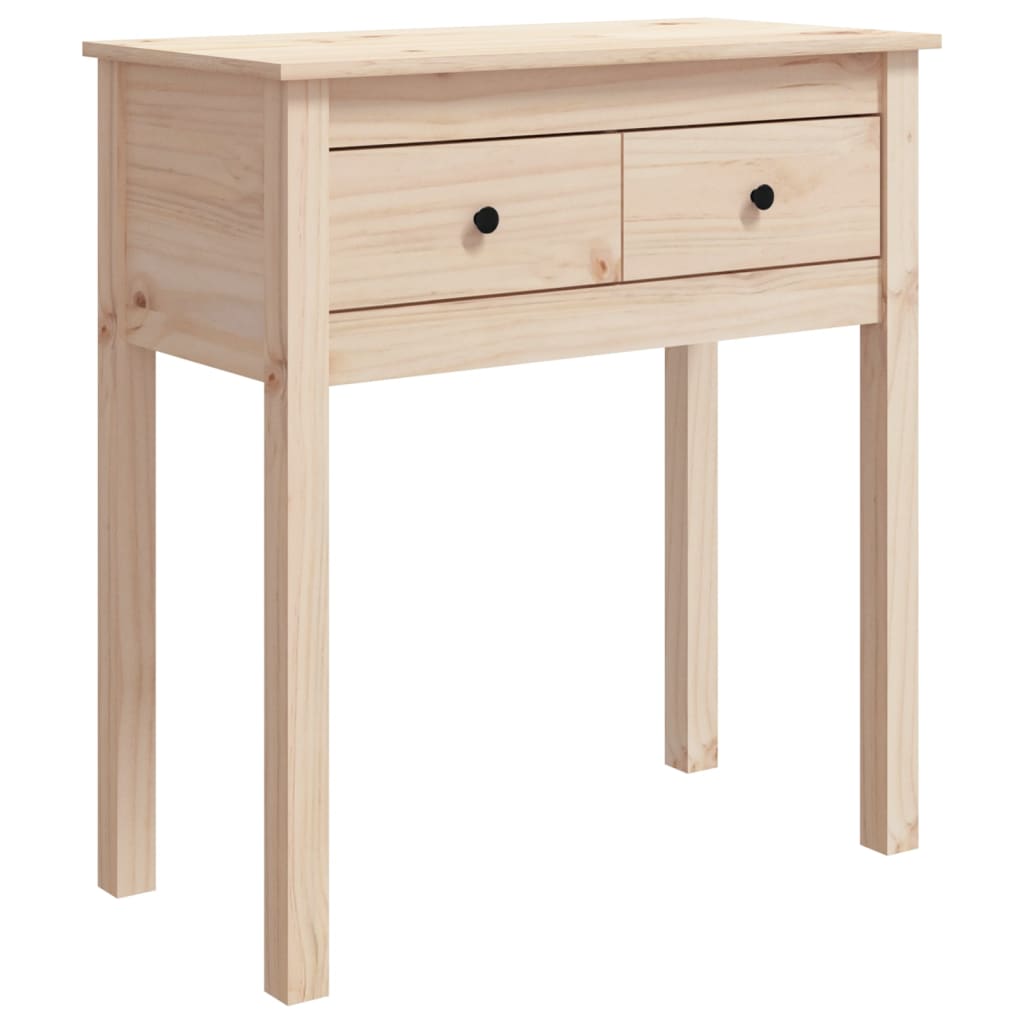 Console Table 70X35X75 Cm Solid Wood Pine