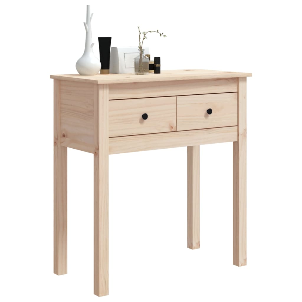 Console Table 70X35X75 Cm Solid Wood Pine