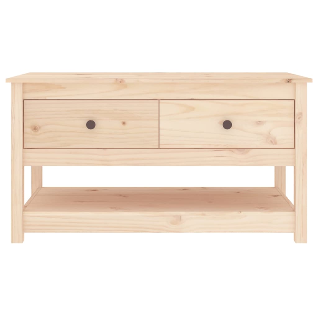 Coffee Table 102X49X55 Cm Solid Wood Pine