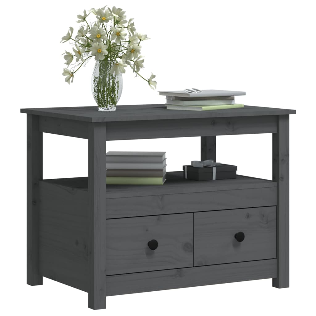 Coffee Table 71X49X55 Cm Solid Wood Pine