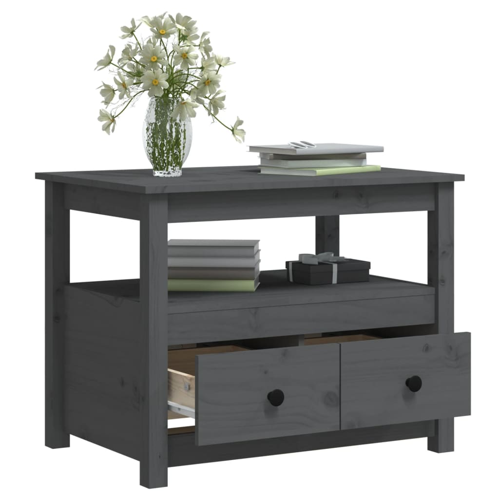 Coffee Table 71X49X55 Cm Solid Wood Pine