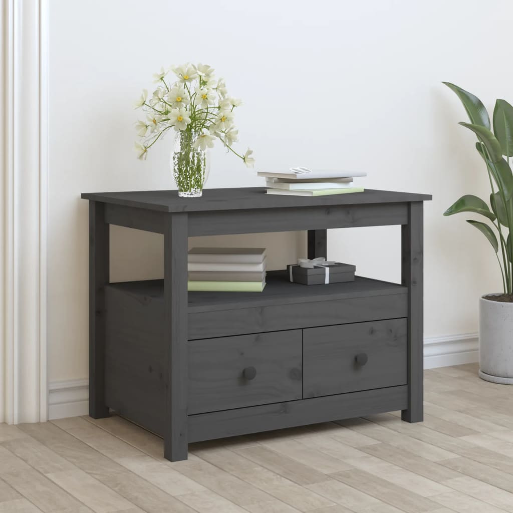 Coffee Table 71X49X55 Cm Solid Wood Pine