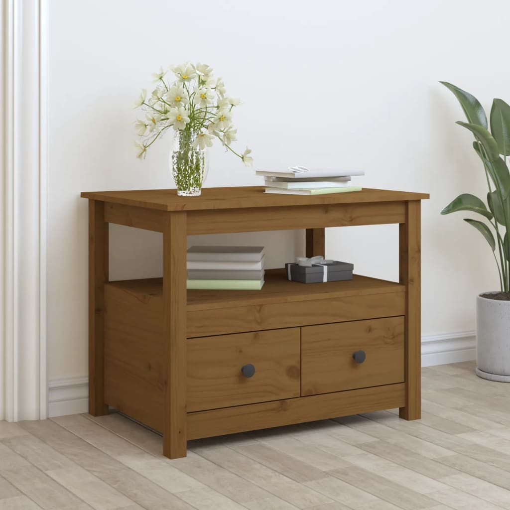 Coffee Table 71X49X55 Cm Solid Wood Pine
