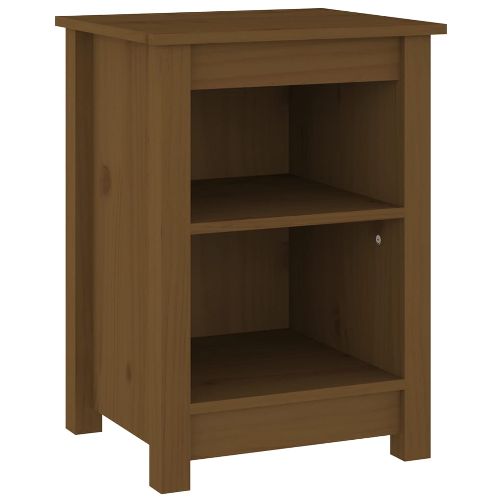 Bedside Cabinet 40X35X55 Cm Solid Wood Pine