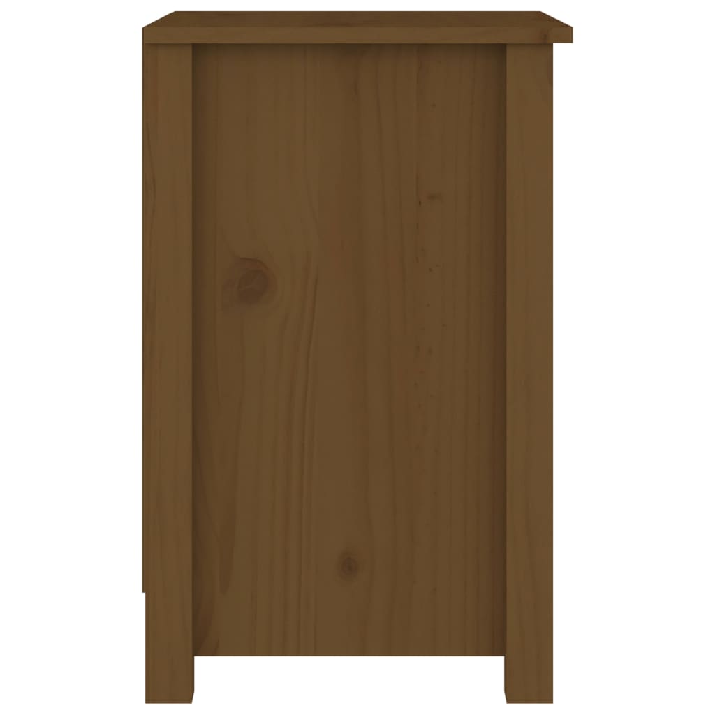 Bedside Cabinet 40X35X55 Cm Solid Wood Pine