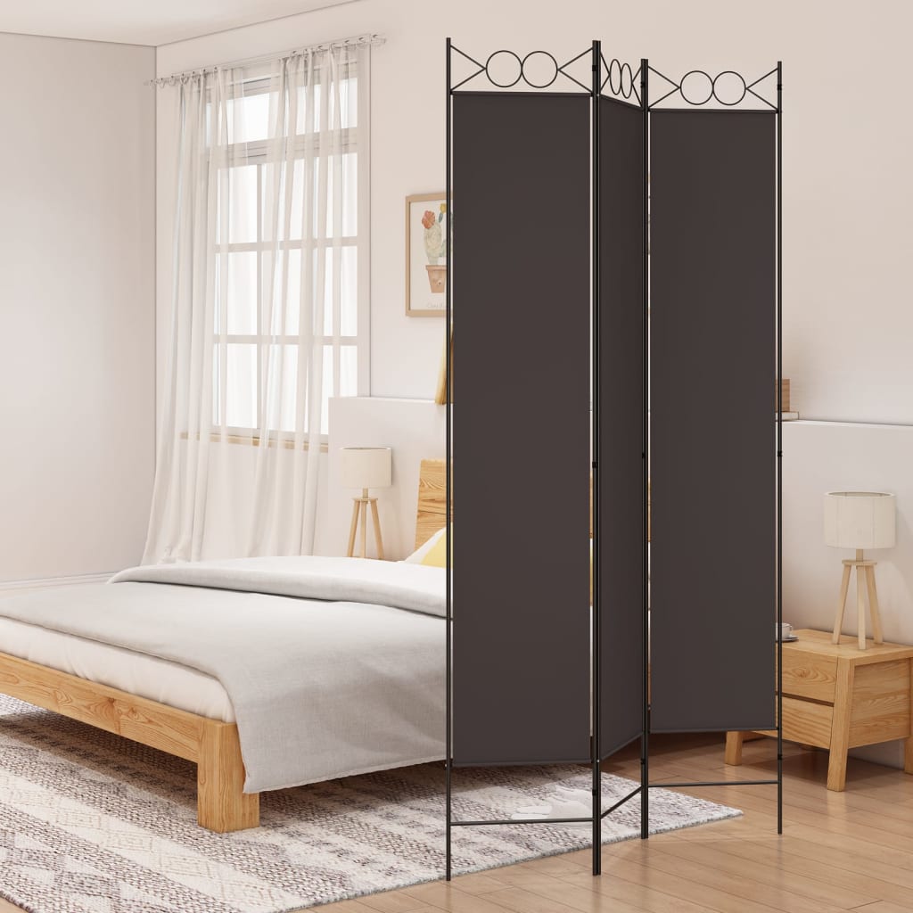3-Panel Room Divider Fabric