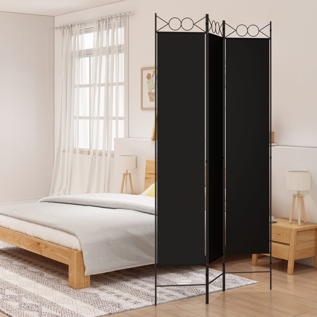 3-Panel Room Divider Fabric