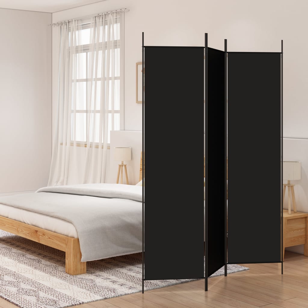 3-Panel Room Divider Fabric
