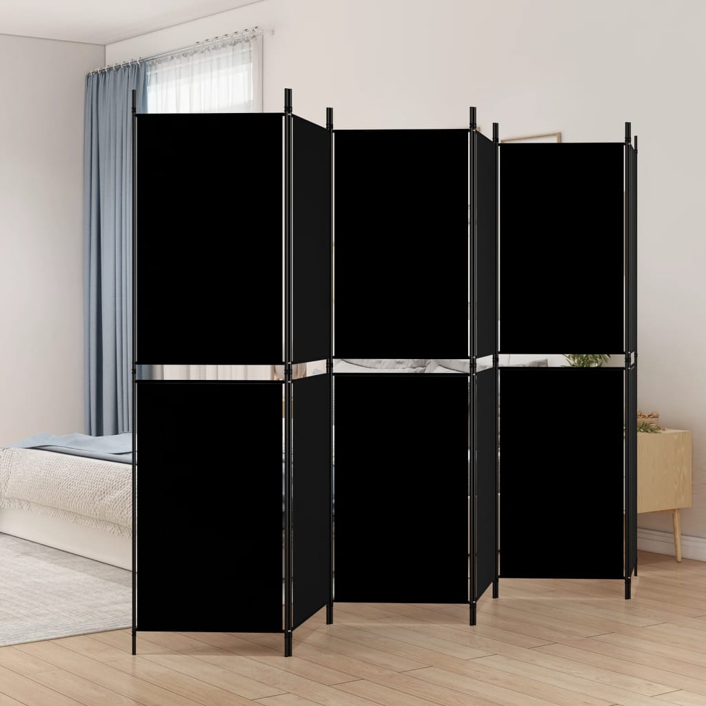 6-Panel Room Divider Fabric