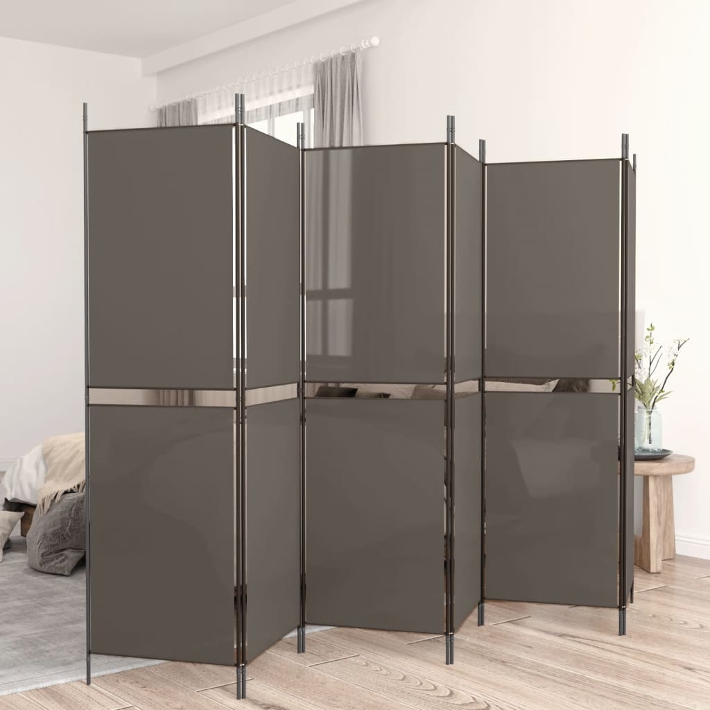 6-Panel Room Divider Fabric