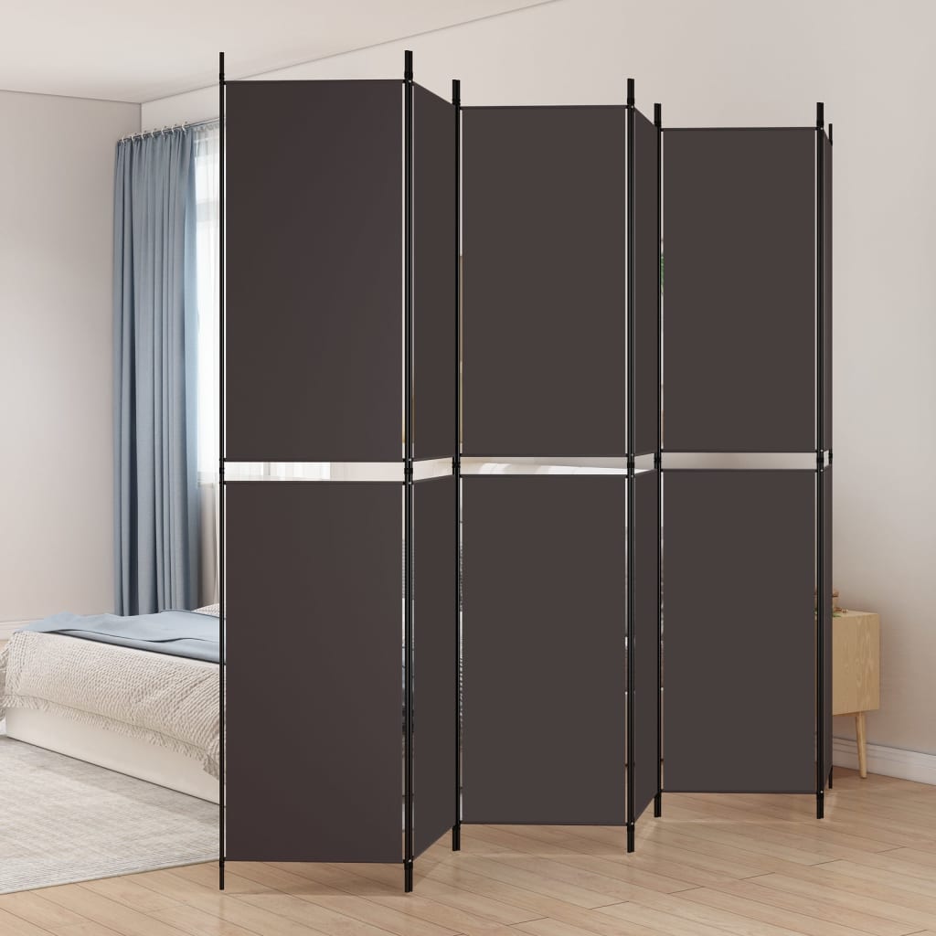 6-Panel Room Divider Fabric