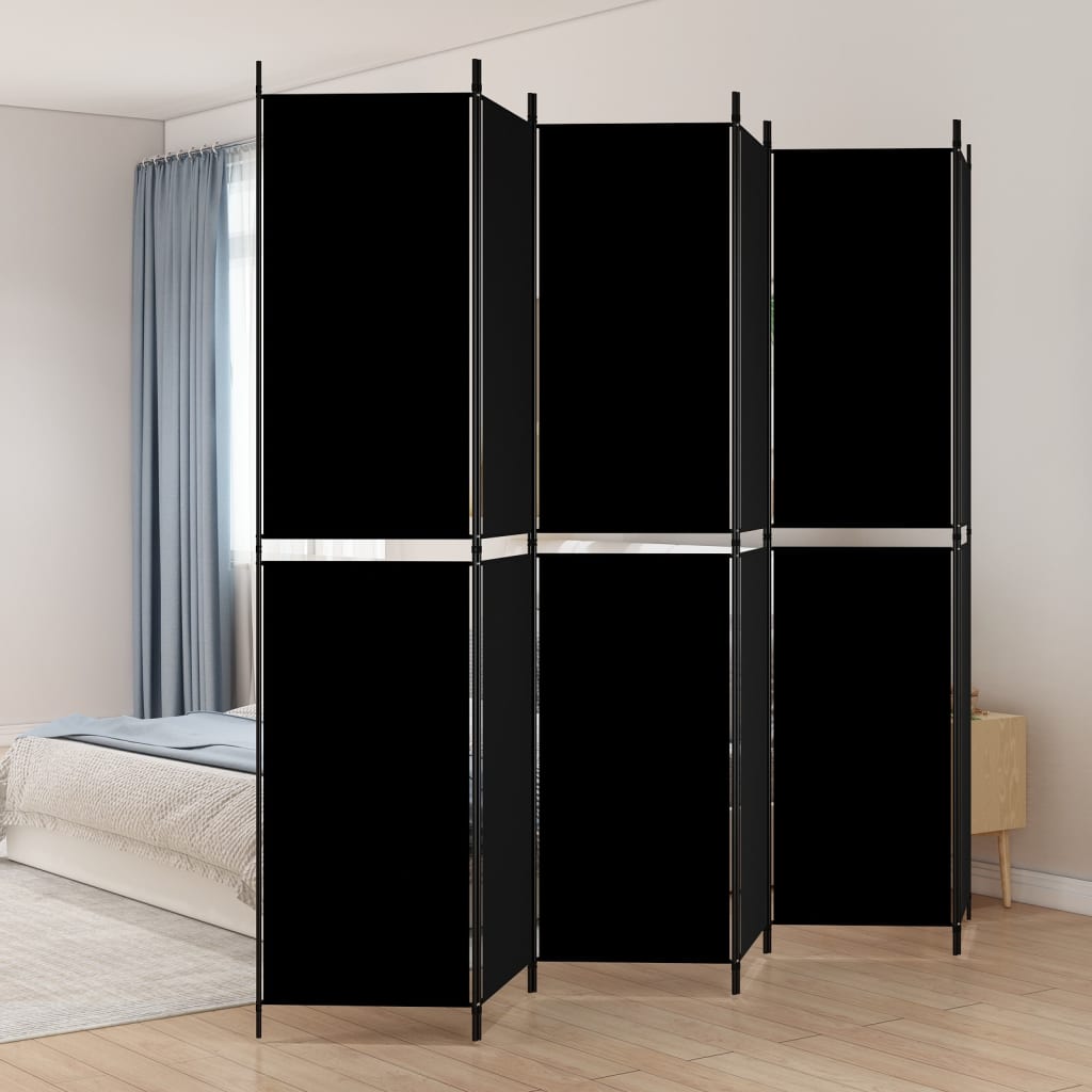 6-Panel Room Divider Fabric