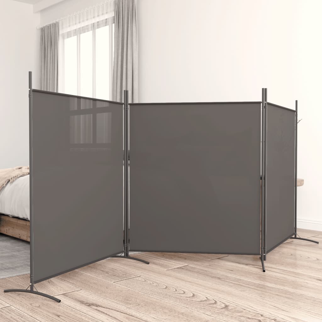 4-Panel Room Divider Fabric