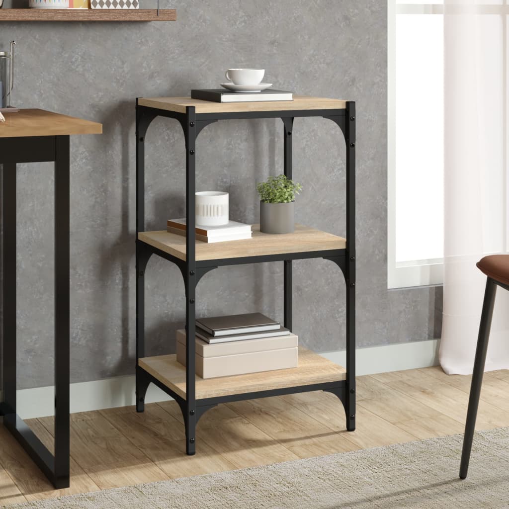 Book Cabinet 40X33X Engineered Wood And Steel