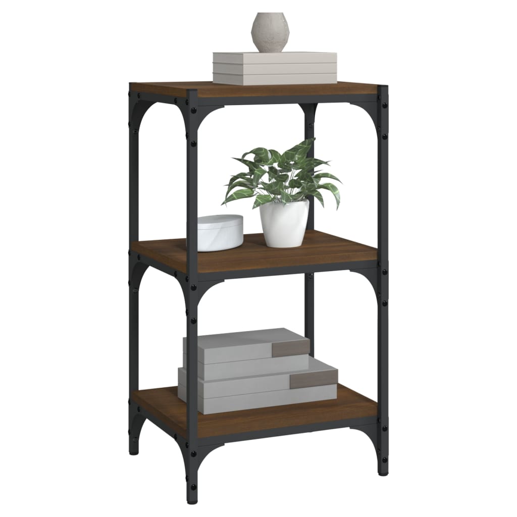Book Cabinet 40X33X Engineered Wood And Steel