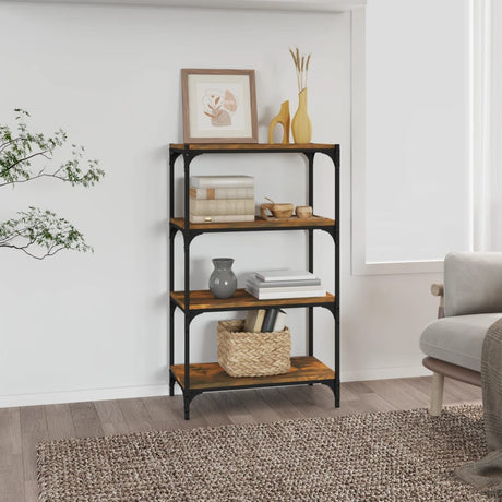 Book Cabinet 40X33X Engineered Wood And Steel