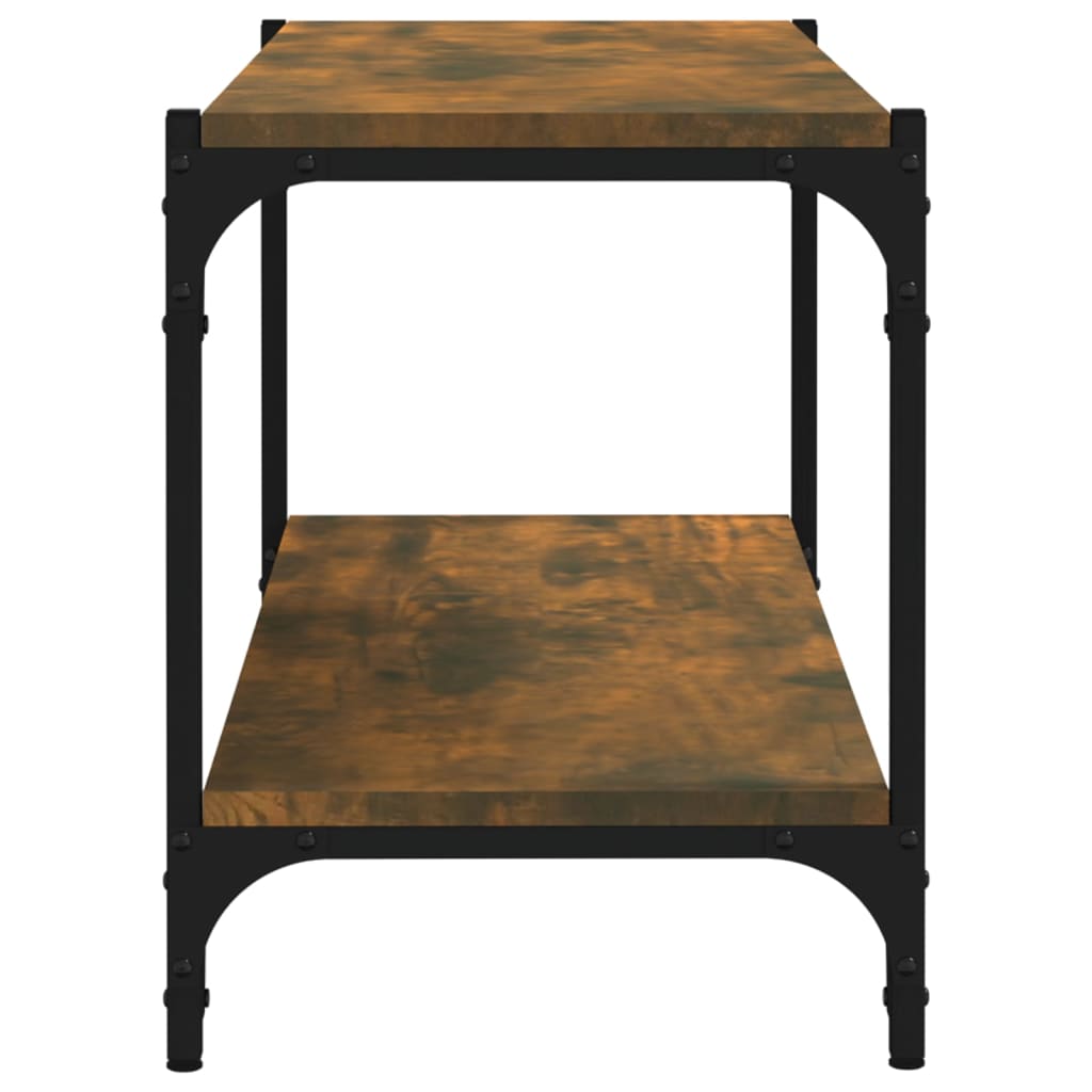 Tv Cabinet 80X33X41 Cm Engineered Wood And Steel