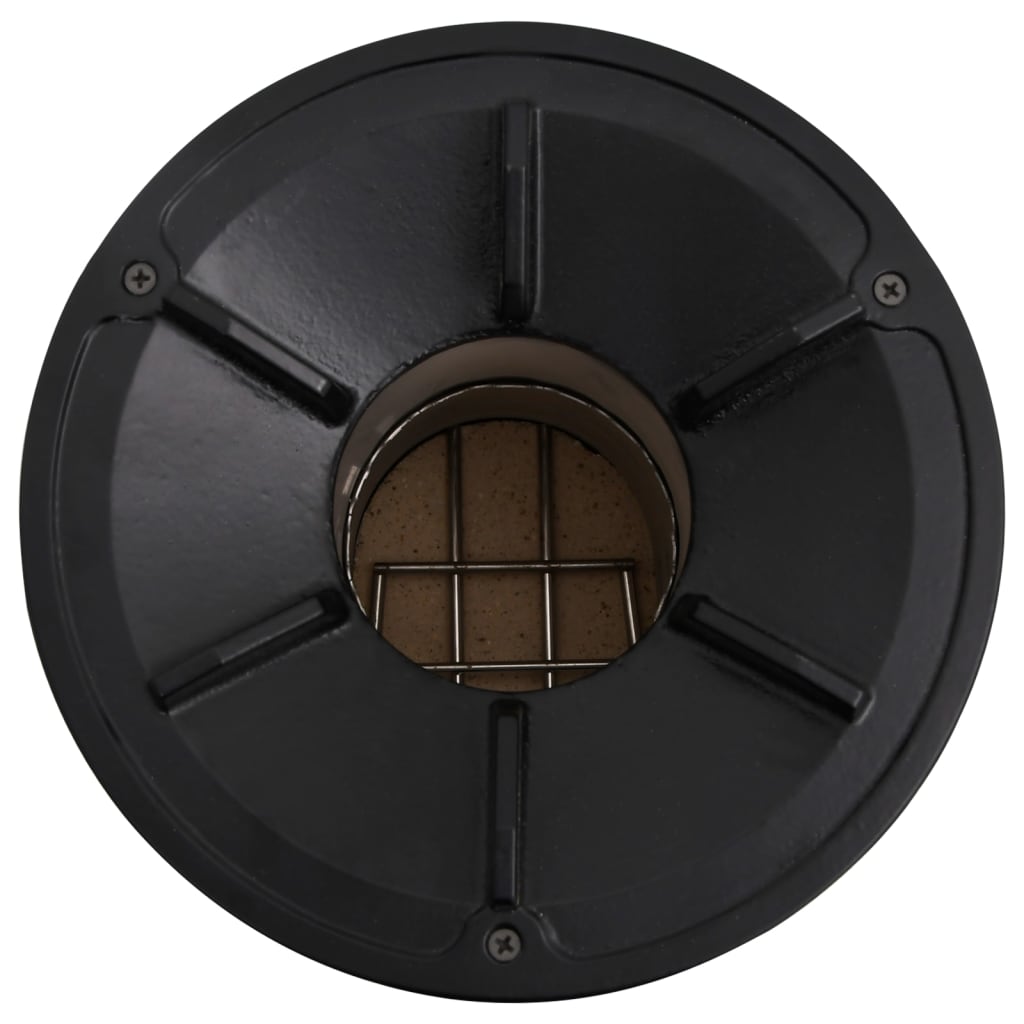 Camping Wood Stove Silver 45X25X26 Cm Steel