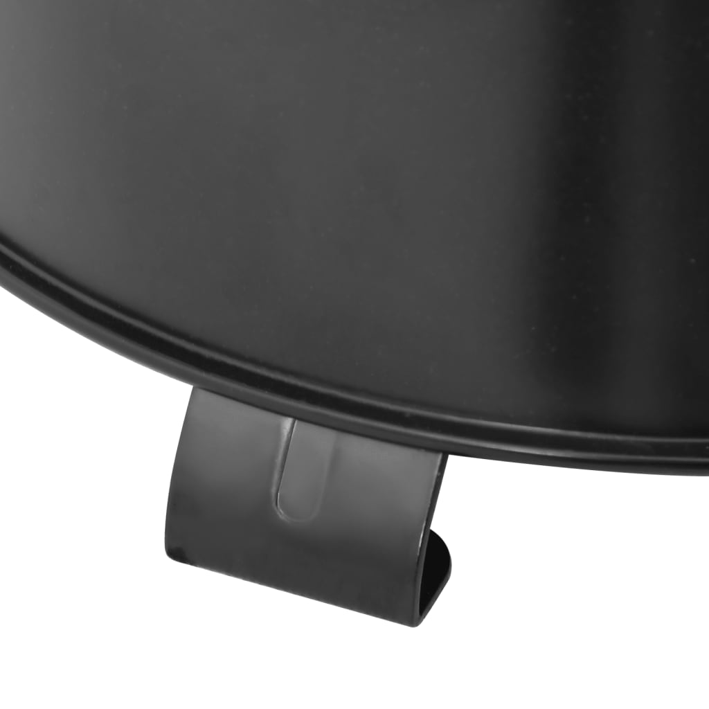 Camping Wood Stove Black 36X26X22.5 Cm Metal