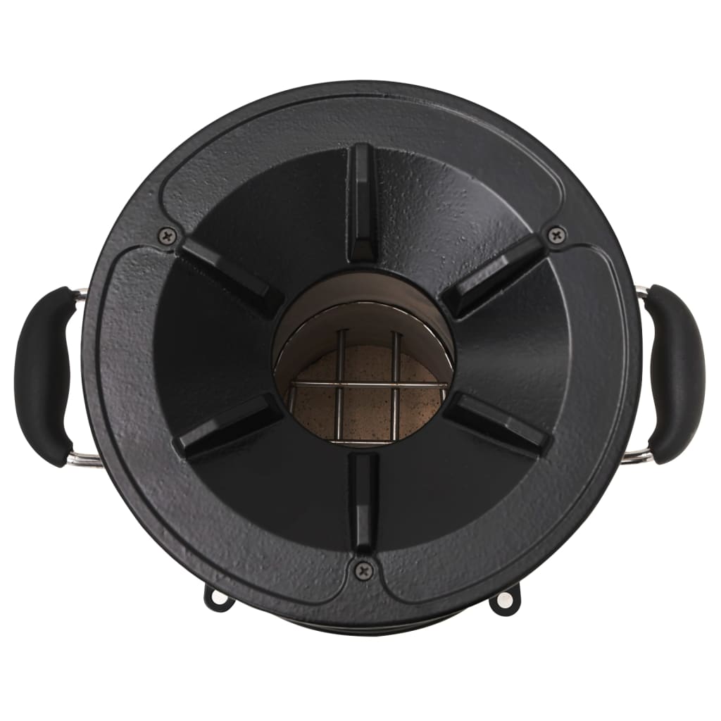 Camping Wood Stove Silver 45.5X33X25.5 Cm Stainless Steel