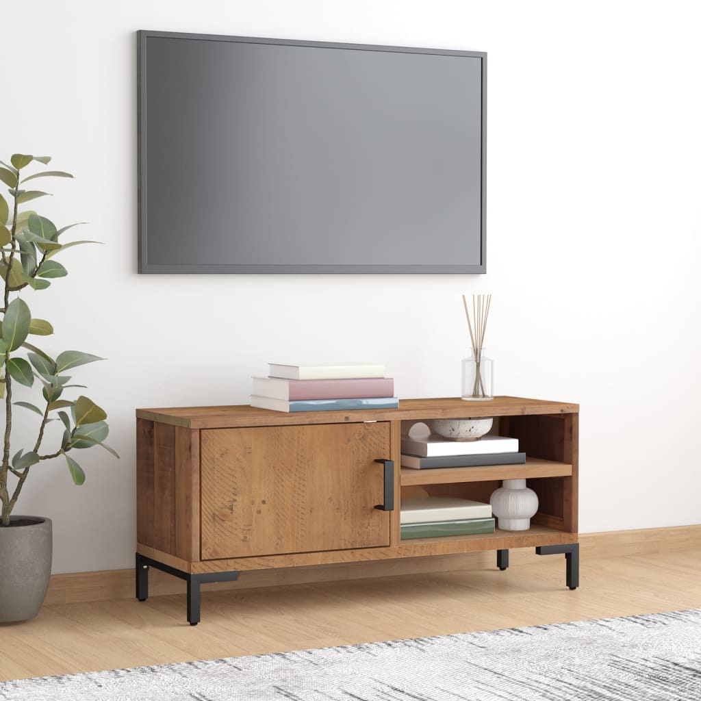 Tv Cabinet Solid Pinewood
