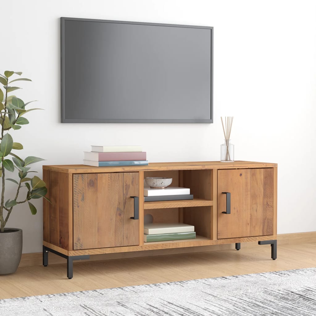 Tv Cabinet Solid Pinewood