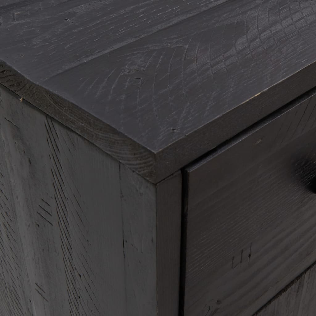 Sideboard 110X35X70 Cm Solid Pinewood