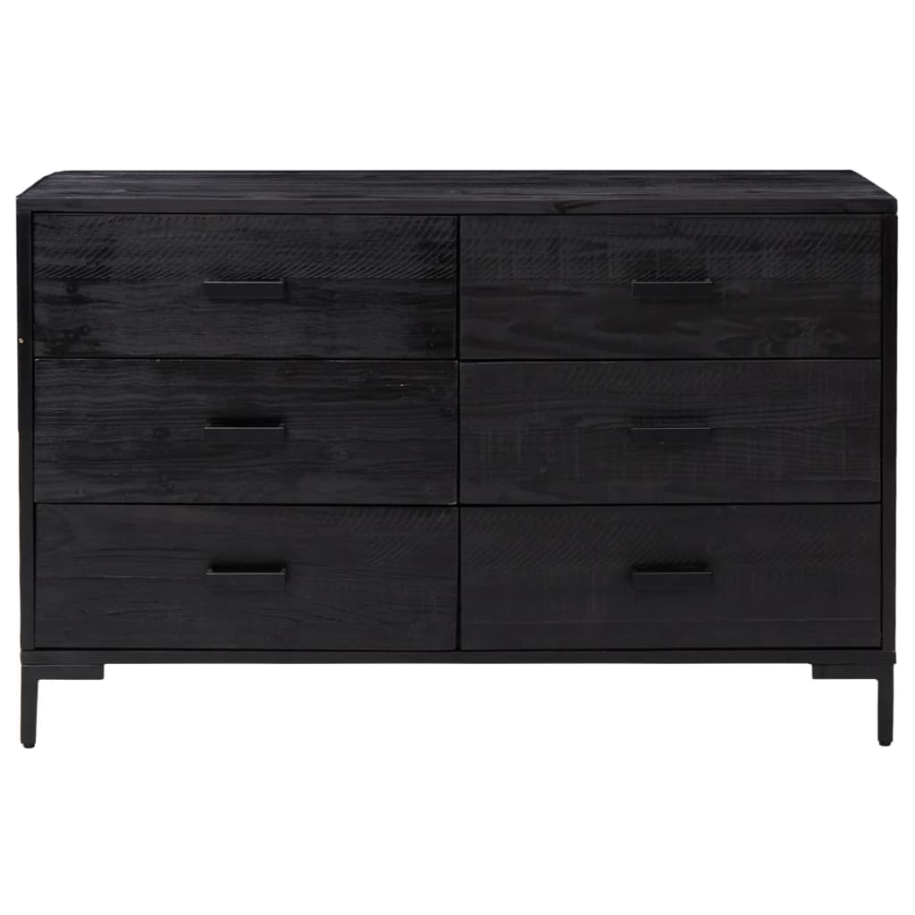 Sideboard 110X35X70 Cm Solid Pinewood