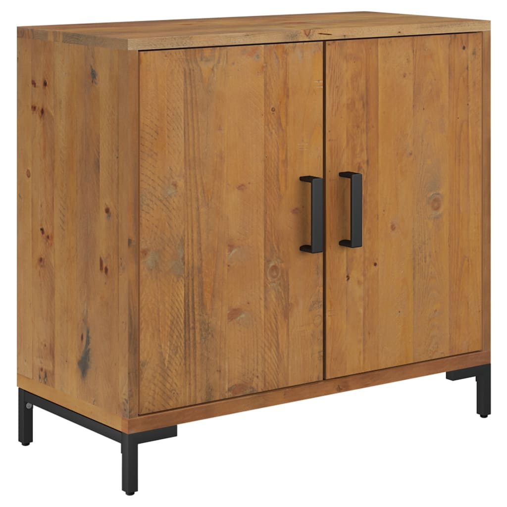 Sideboard 75X35X70 Cm Solid Pinewood