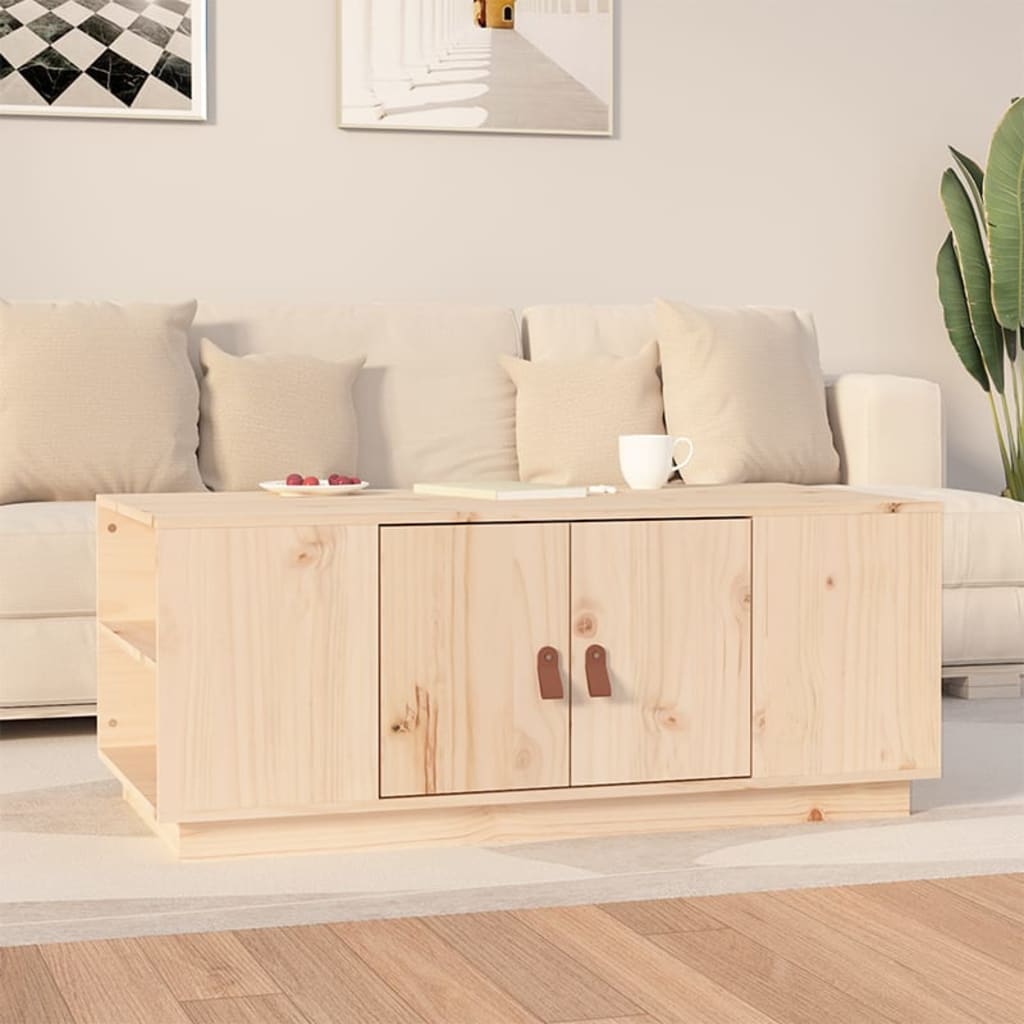 Coffee Table 100X50X41 Cm Solid Wood Pine