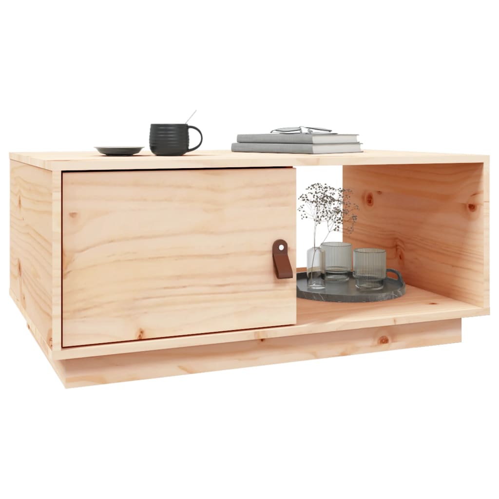 Coffee Table 80X50X35.5 Cm Solid Wood Pine