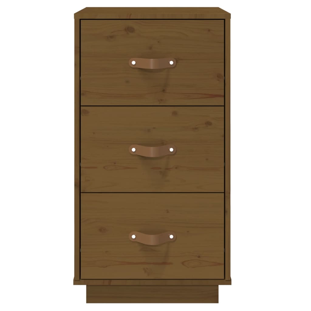 Bedside Cabinet 40X40X75 Cm Solid Wood Pine