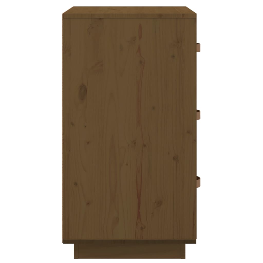 Bedside Cabinet 40X40X75 Cm Solid Wood Pine