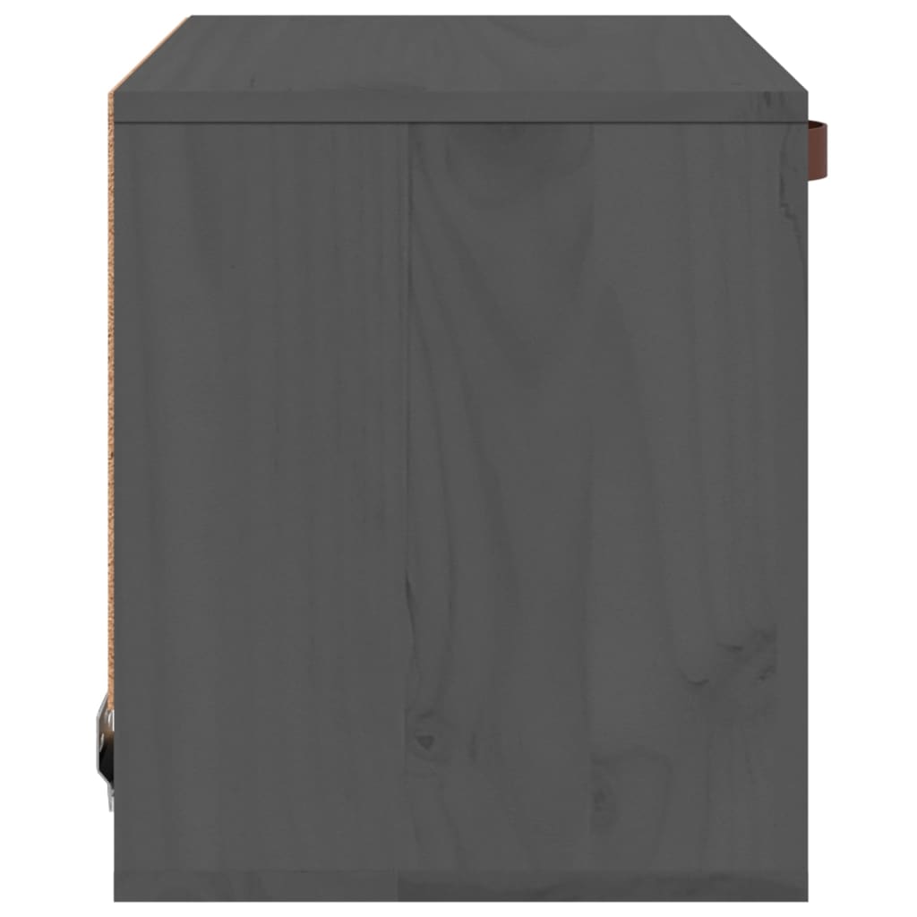 Wall Cabinet 40X30X35 Cm Solid Wood Pine