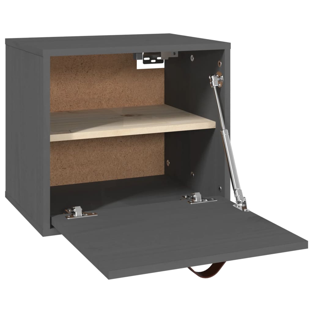 Wall Cabinet 40X30X35 Cm Solid Wood Pine