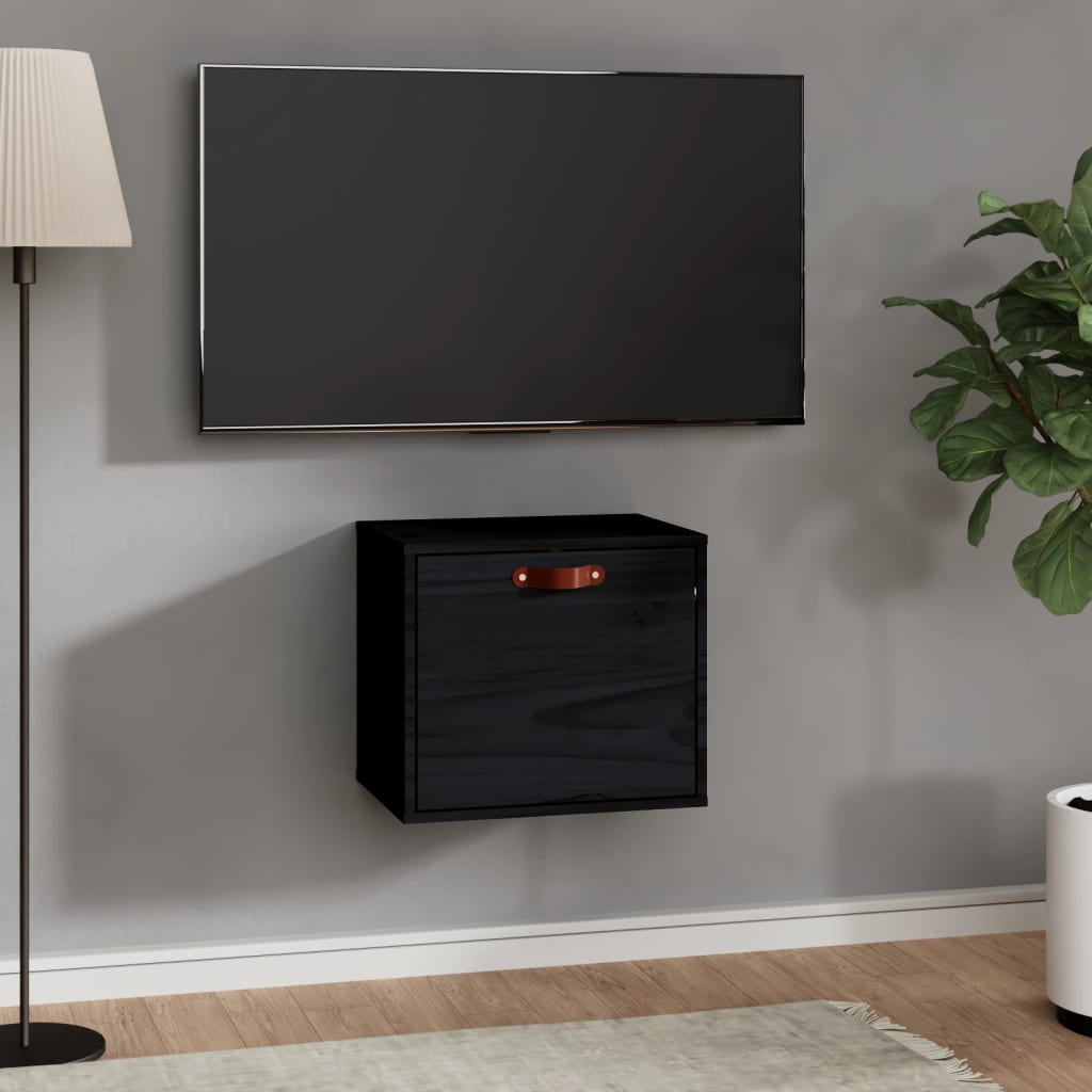 Wall Cabinet 40X30X35 Cm Solid Wood Pine