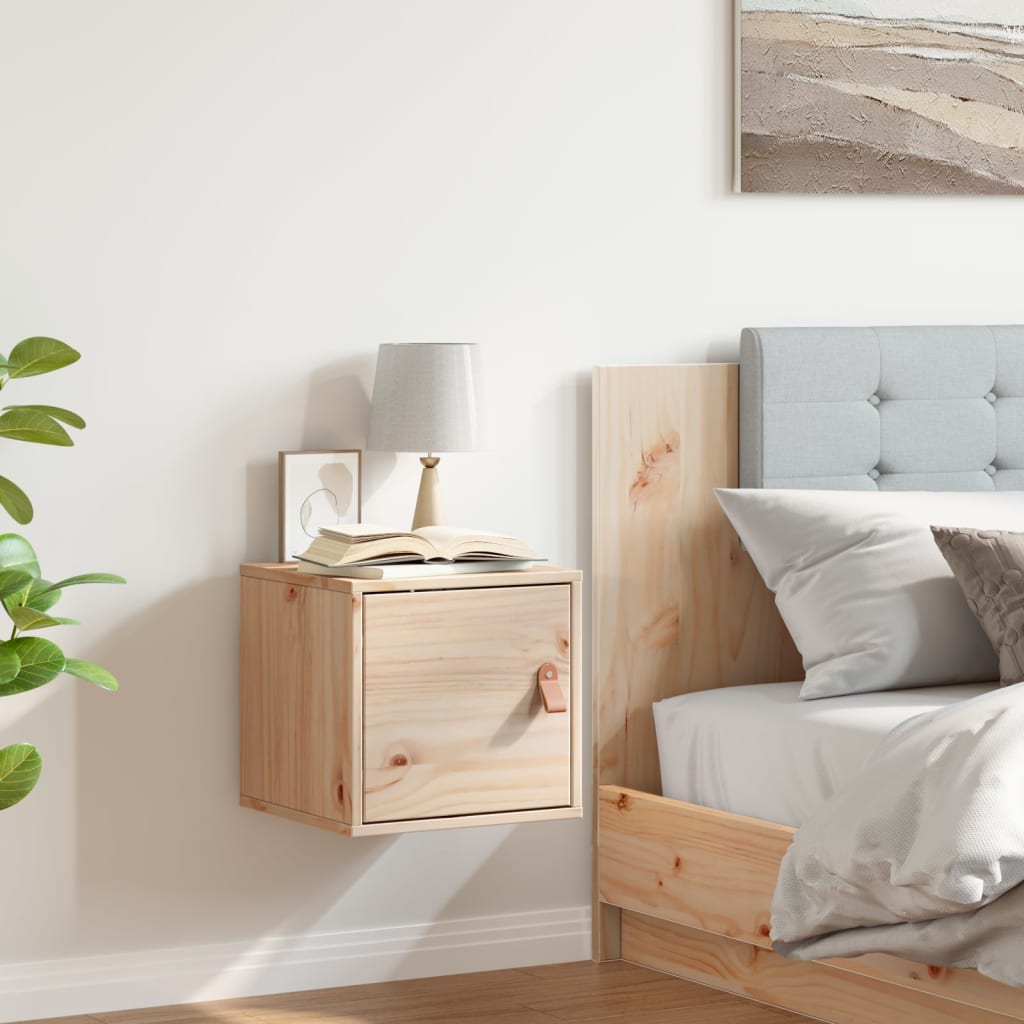 Wall Cabinet 31.5X30X30 Cm Solid Wood Pine