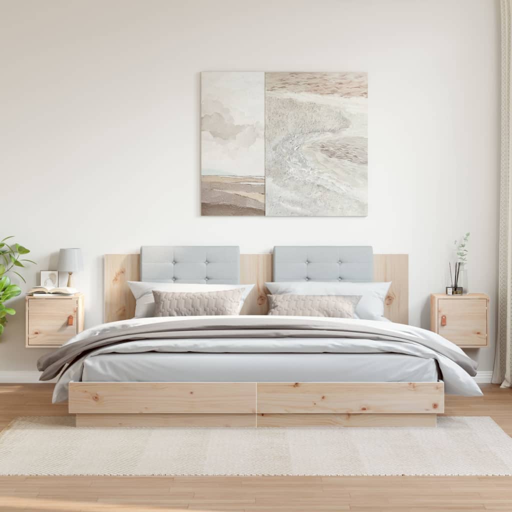 Wall Cabinet 31.5X30X30 Cm Solid Wood Pine