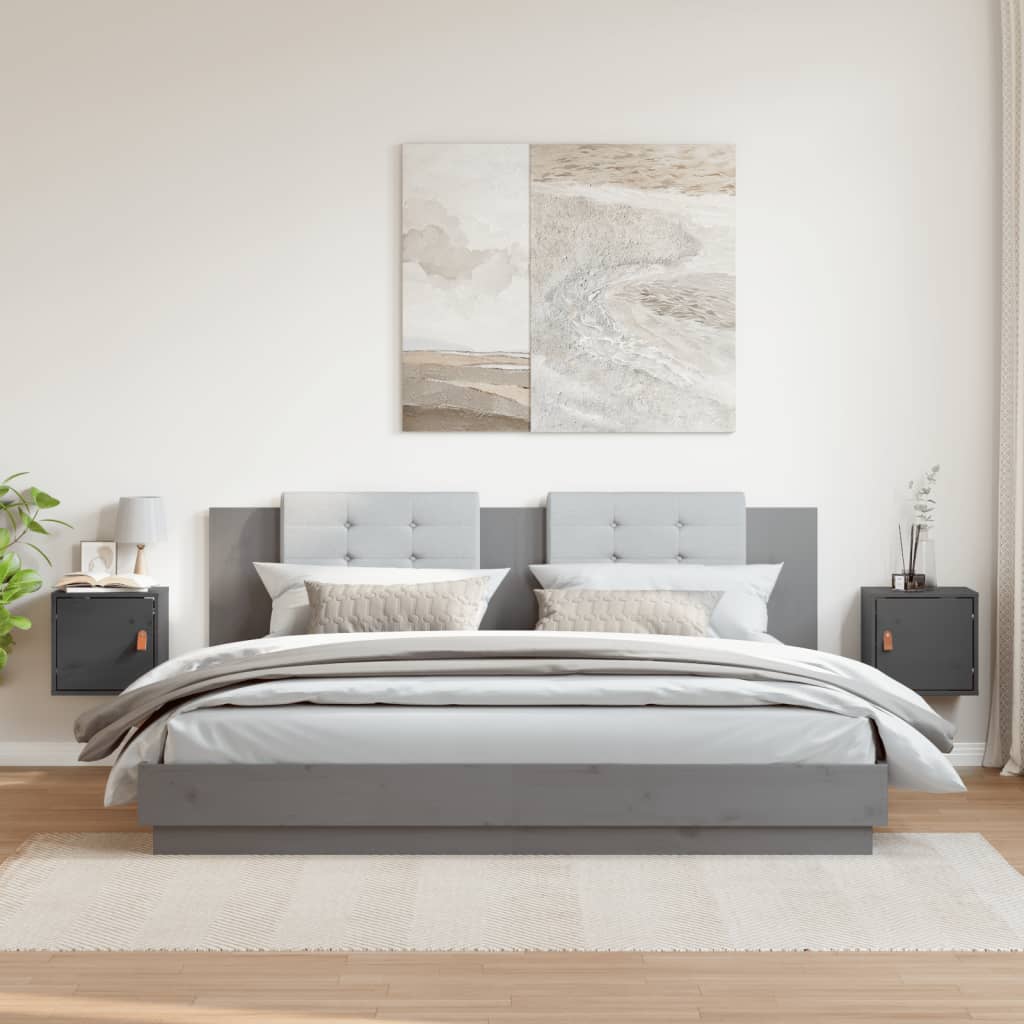 Wall Cabinet 31.5X30X30 Cm Solid Wood Pine