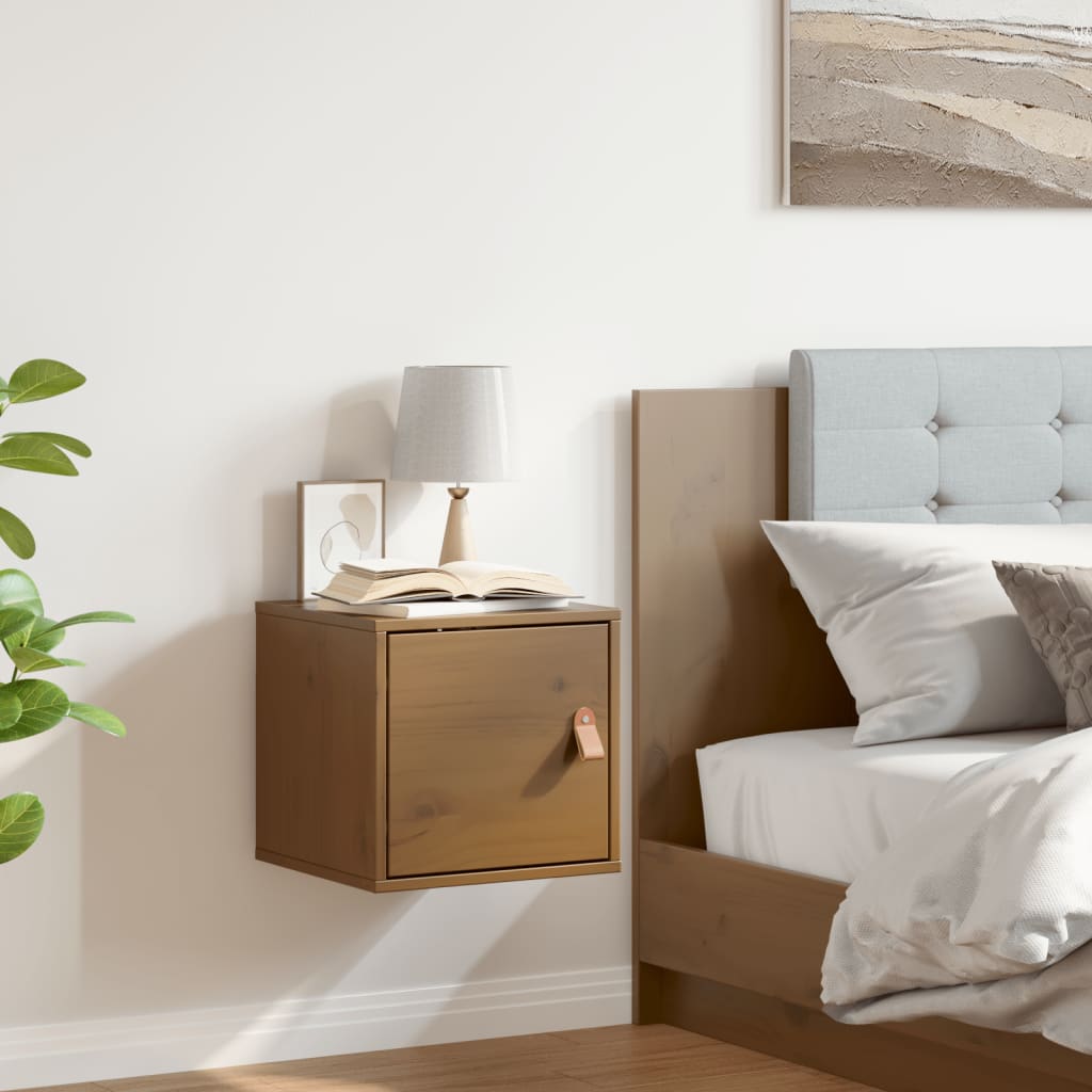 Wall Cabinet 31.5X30X30 Cm Solid Wood Pine