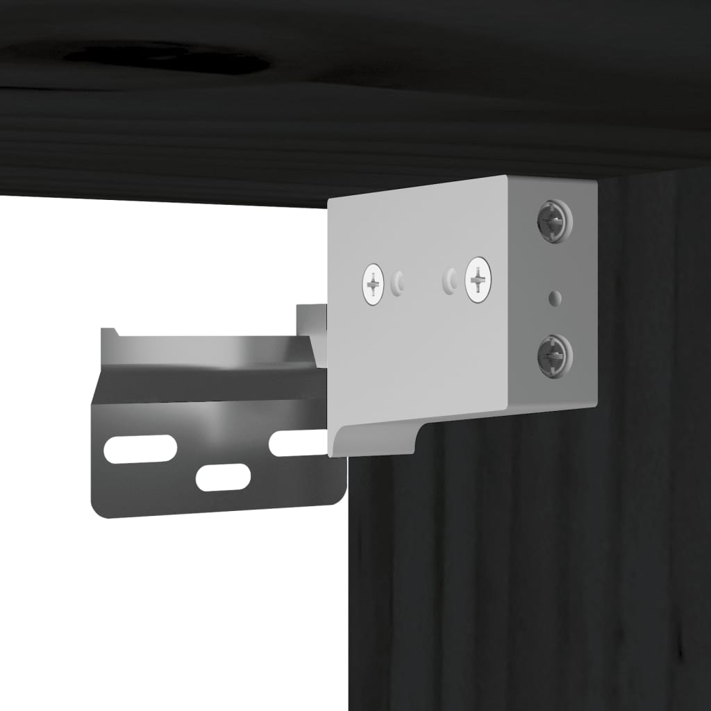 Wall Cabinet 31.5X30X30 Cm Solid Wood Pine