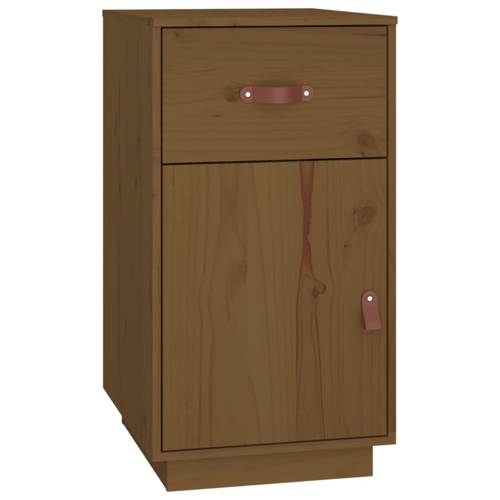 Desk Cabinet 40X50X75 Cm Solid Wood Pine