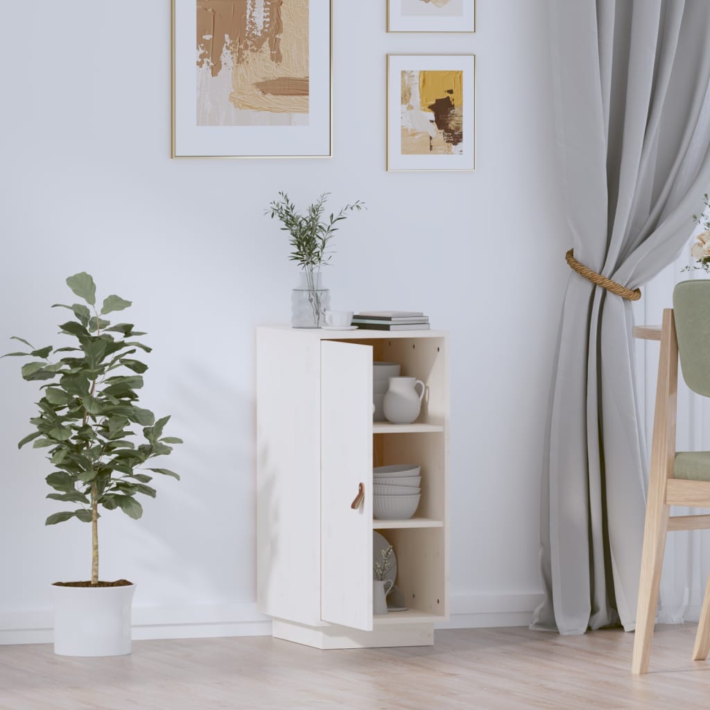 Sideboard 34X40X75 Cm Solid Wood Pine