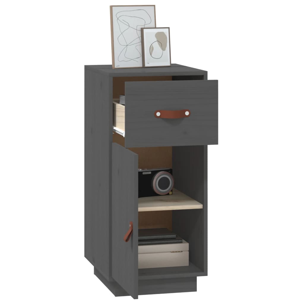 Sideboard 34X40X75 Cm Solid Wood Pine