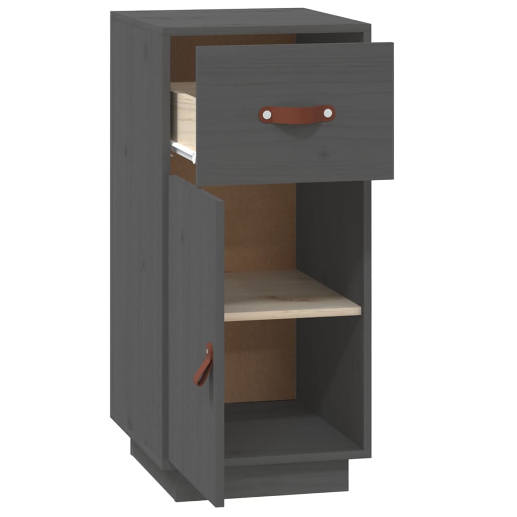 Sideboard 34X40X75 Cm Solid Wood Pine