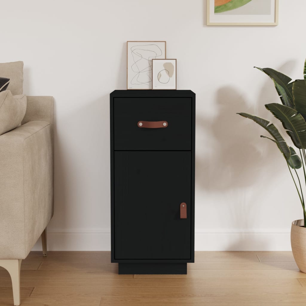 Sideboard 34X40X75 Cm Solid Wood Pine