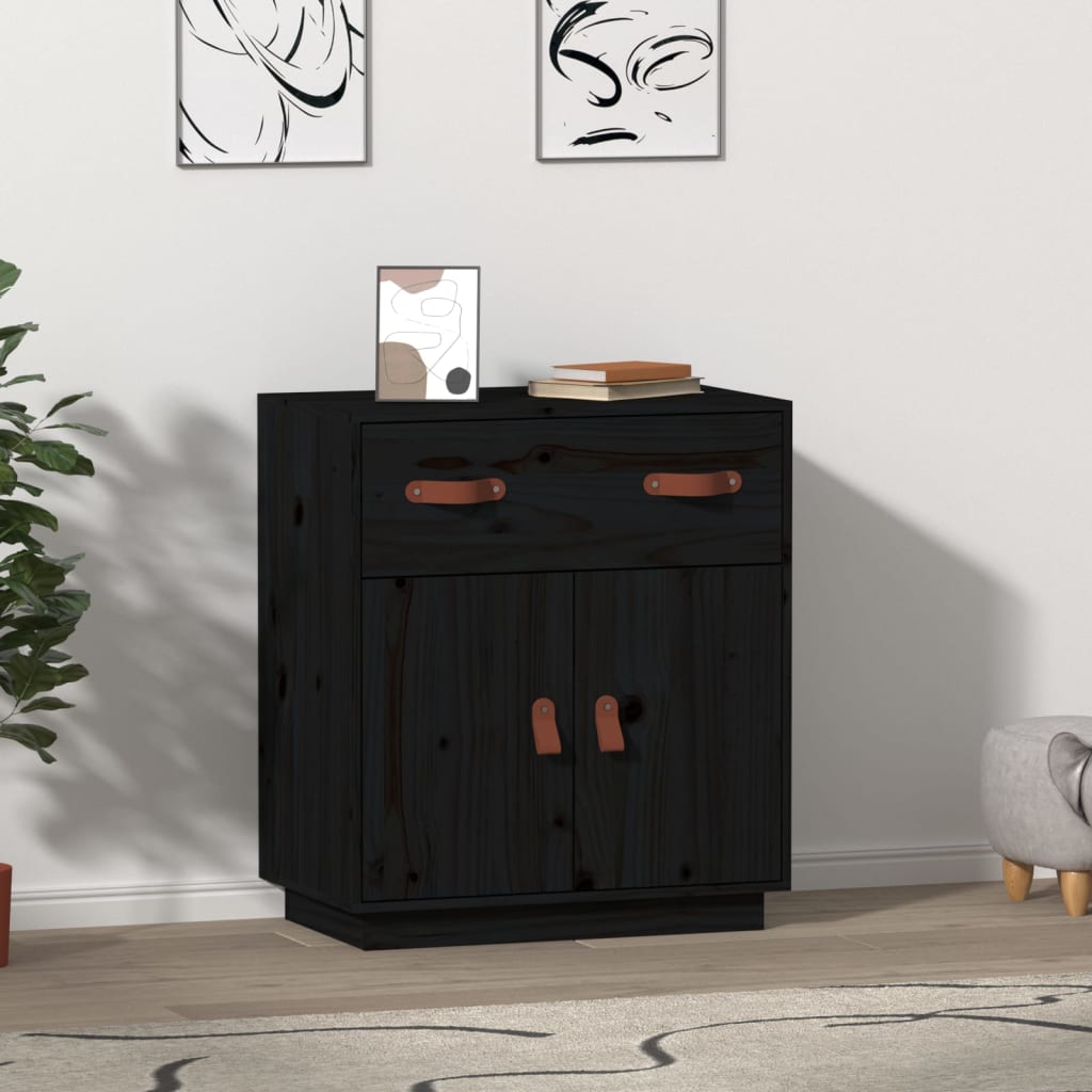 Sideboard 65.5X40X75 Cm Solid Wood Pine