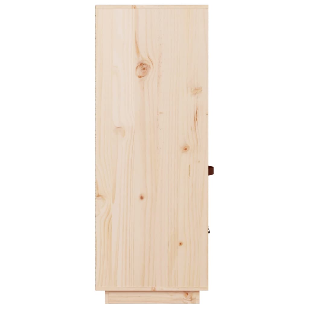 Highboard 67X40X108.5 Cm Solid Wood Pine