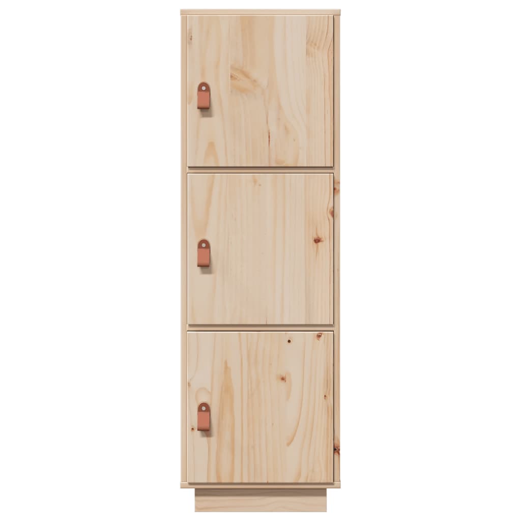 Highboard 34X40X108.5 Cm Solid Wood Pine