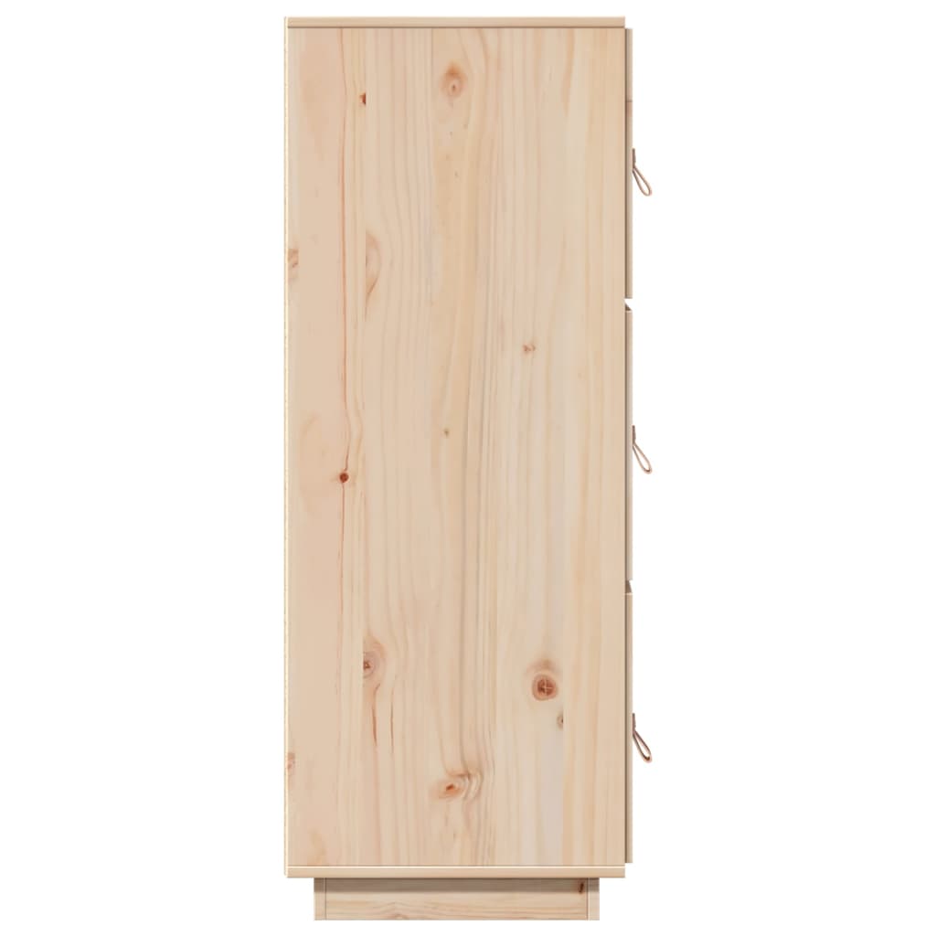 Highboard 34X40X108.5 Cm Solid Wood Pine